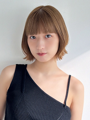 【La fith】外ハネボブ×ケアブリーチ×重めバング