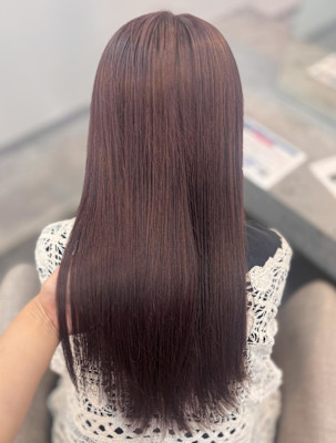 《矢崎萌々》ピンクラベンダー/艶カラー/大宮/韓国