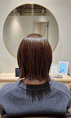 切りっぱなしボブ
