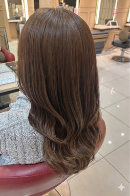 ブリーチなし ベージュカラー