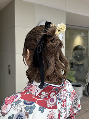 卒業式ヘアセット