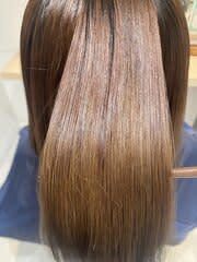 【スタイル】艶髪×ダークブラウンカラー