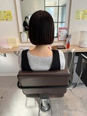 【スタイル】前下がりボブ×ツヤ髪スタイル