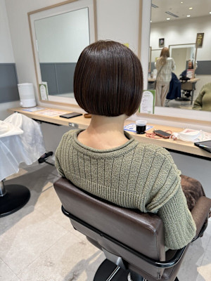 【スタイル】ボブ×ダークカラー