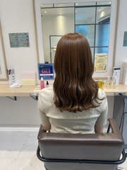 【スタイル】ブラウン×ウェーブヘア