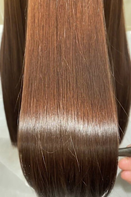 【髪質改善】ダークブラウンカラー×ツヤ髪スタイル