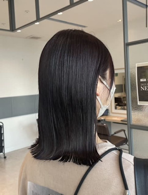 ツヤ髪×切りっぱなし