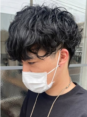 メンズパーマ×爽やかメンズショート