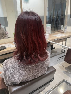 ミディアム×全体カラー