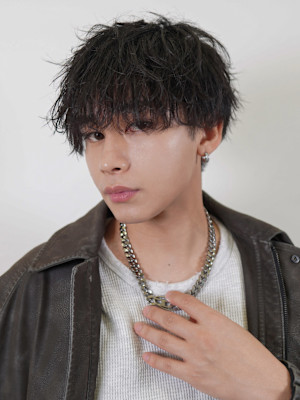 メンズカット×シャドウパーマ×マッシュ