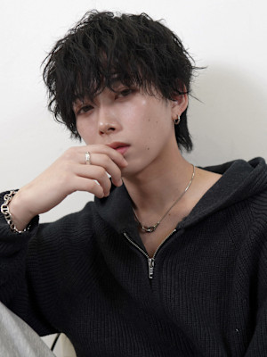 メンズカット×スパーラルパーマ