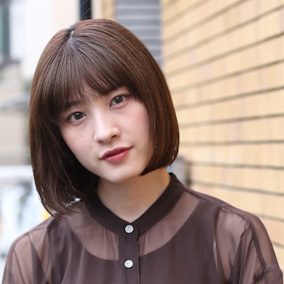 髪質改善☆つやつやストレートボブ