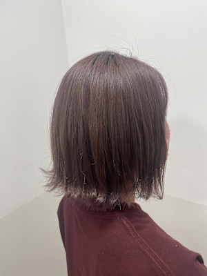 外はねボブ×チェリーアッシュ