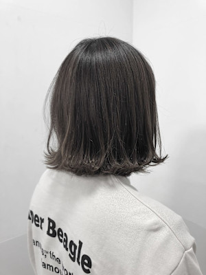 外はねボブ×アッシュ