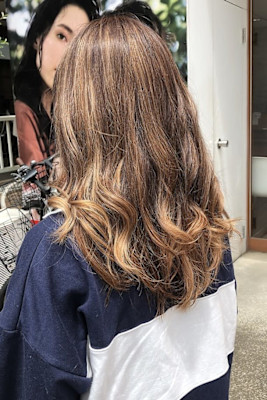 インナーカラー×ブロンド