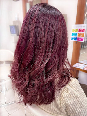 ダブルカラー×レッドバイオレット