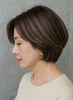 ５０代女性　ボブ　ショート