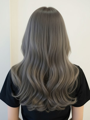 20代30代大人可愛い髪質改善カラーアッシュグレージュ透明感
