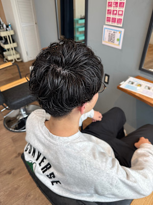  ・シークレットパーマ／エアリーカール