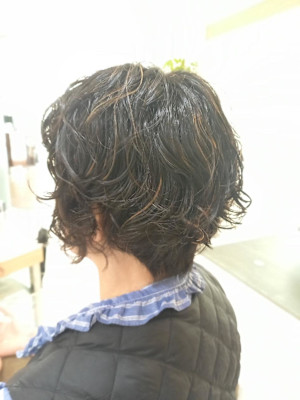ショートのパーマスタイル