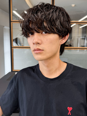 20代30代シャドウパーマ◎韓国風マッシュ×清潔感