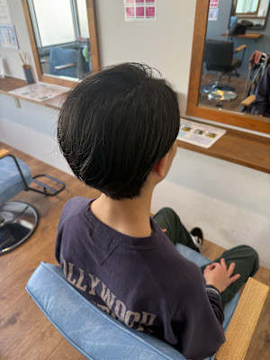 メンズカット／ナチュラルマッシュショート