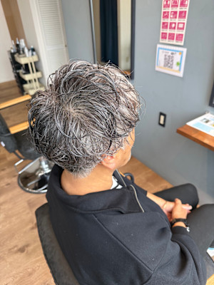 ・シークレットパーマ／ナチュラルウェーブスタイル