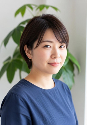 レイヤーボブ/ダークブラウン/可愛いボブカット/耳かけボブ