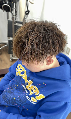 刈り上げマッシュ/ツイストスパイラルパーマ/ツイストパーマ