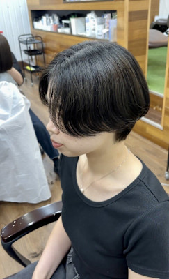 ハンサムショート/ショートボブ/マッシュショート