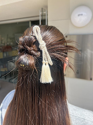 ハーフカチモリヘア