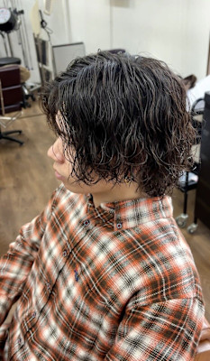 センターパート/ツイストスパイラルパーマ/ウルフヘア