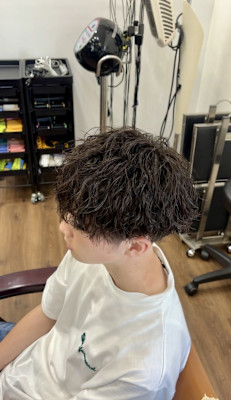 刈り上げマッシュ/ツイストスパイラルパーマ