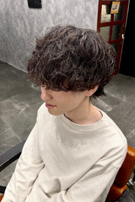 強めシャドウパーマ