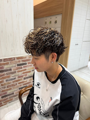 メンズパーマ/メッシュパーマ/尼崎