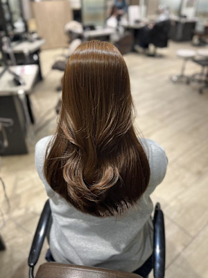 Mako ハニーベージュ ブリーチなしダブルカラー 初カラー