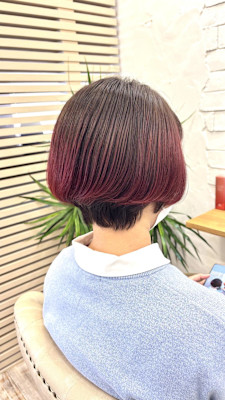 大人かわいい/ルーツカラー/レッド