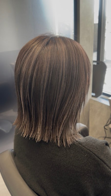 白髪ぼかしハイライトカラー⭐︎
