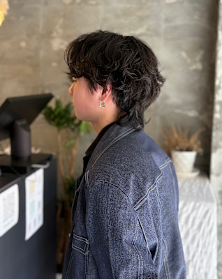 綾野剛風パーマ/シャドウパーマ