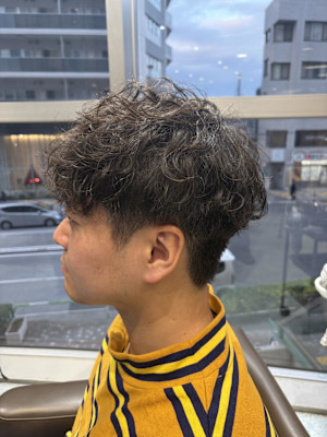 メンズ波巻きスパイラル