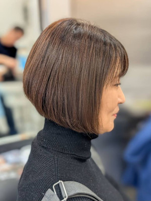 30代40代50代:ショートボブ