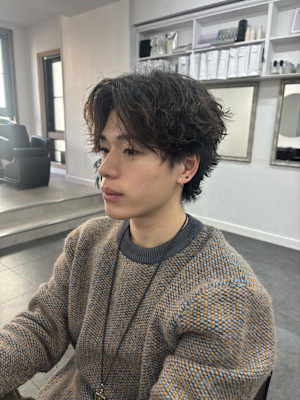 フェザーパーマ/波巻き/ニュアンスパーマ/ツイストスパイラル