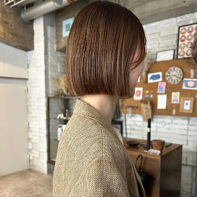 ぱつっとボブ　saori