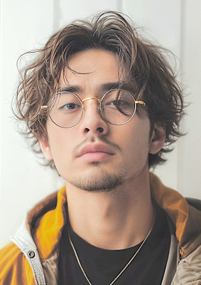 20代30代40代　センターパート大人マッシュ