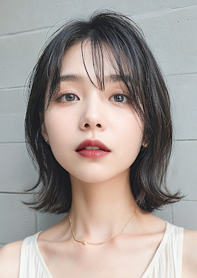 20代30代40代　ツヤ髪くびれモテミディアム