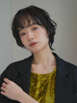 ショート・ボブ/丸顔/前髪あり/絶壁解消/20代/30代