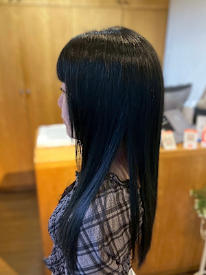 L'ワンレングス(ツーブロック×刈り上げ)