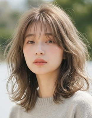 20代30代40代　海外風・ニュアンスレイヤーパーマ＃5　宝
