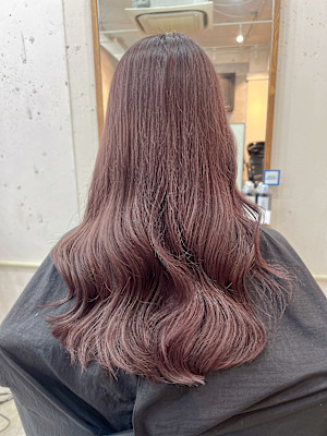 ピンクカラー暖色カラー北千住