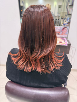 オレンジグラデーションカラー